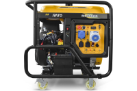 Бензиновый генератор RATO R19000D электростартер + колесный комплект 4-х тактный фото