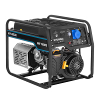 Бензиновый генератор Hyundai HHY 7020FE стационарный фото
