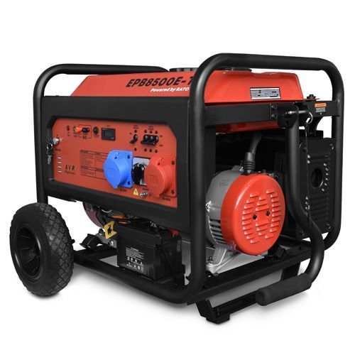 Бензиновый генератор REDVOLT EPB8500E-T 2-х тактный фото