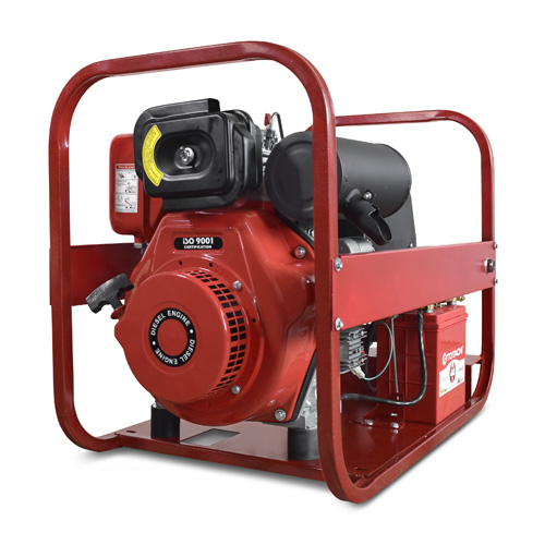 Дизельный сварочный генератор REDVOLT 192FAE-220MDC-B EPDRW220MDCE-S для дачи фото