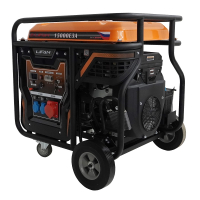 Бензиновый генератор Lifan 15000E3A 2-х тактный фото