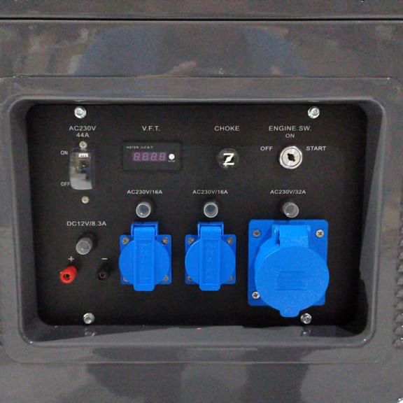 Бензиновый генератор Zongshen QB 12000 E 2-х тактный фото