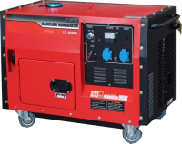 Бензиновый генератор Амперос LT7500CLE стартер в кожухе с АВР 2-х тактный фото