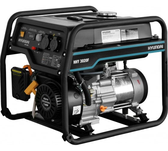 Бензиновый генератор Hyundai HHY 3020F переносной фото