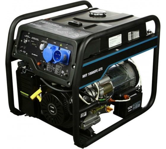 Бензиновый генератор Hyundai HHY 10000FE ATS с автозапуском для гаража фото