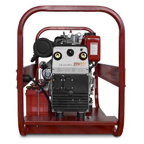 Дизельный сварочный генератор REDVOLT 192FAE-220MDC-B EPDRW220MDCE-S для дома фото