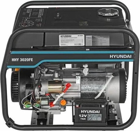 Бензиновый генератор Hyundai HHY 3020FE 2-х тактный фото