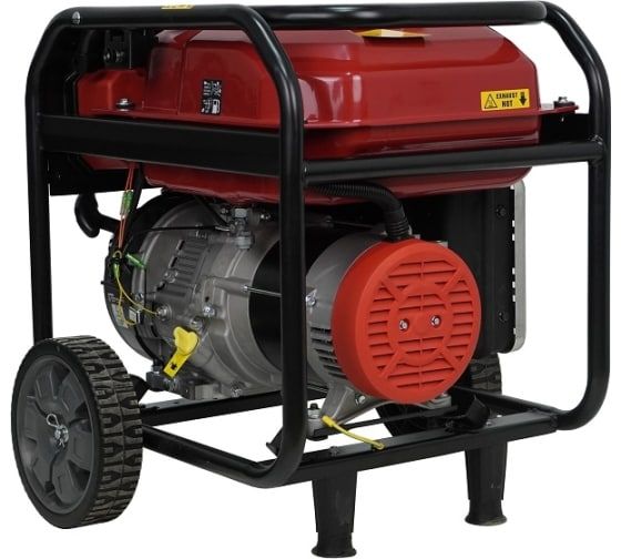 Бензиновый генератор Loncin GH6500-2 передвижной фото