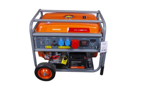 Бензиновый генератор КРАТОН GG-6500-3РEM переносной фото