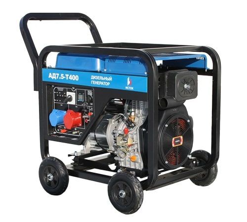 Дизельный генератор Исток АД8-Т400-ВМ131Э  на колесах фото