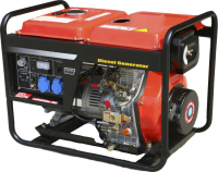 Дизельный генератор Амперос LDG12000E стартер  2-х тактный фото