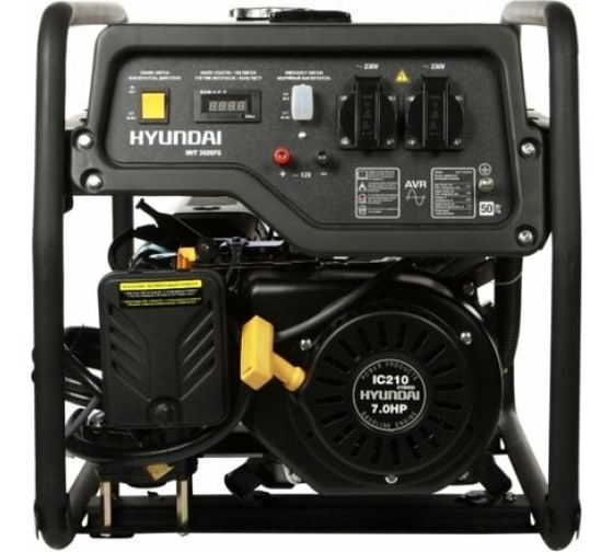 Бензиновый генератор Hyundai HHY 3020F для гаража фото