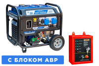 Бензиновый инверторный генератор ТСС SGG 10000Ei с блоком АВР для гаража фото