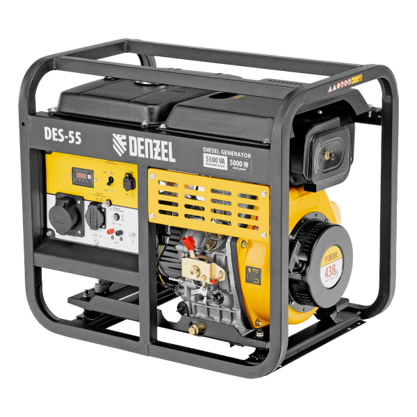 Дизельный генератор DENZEL DES-55 94413 4-х тактный фото