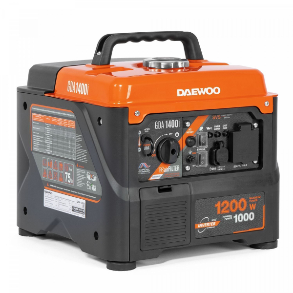 Бензиновый инверторный генератор DAEWOO GDA 1400i Бензиновый инверторный генератор DAEWOO GDA 1400i фото