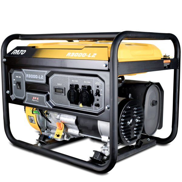 Бензиновый генератор RATO R3000-L2W + колесный комплект 4-х тактный фото