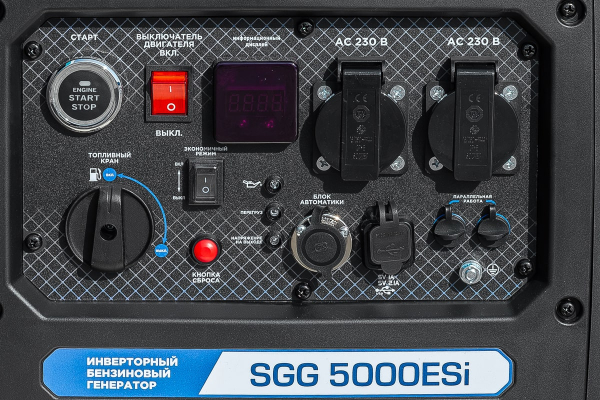 Бензиновый инверторный генератор ТСС SGG 5000ESi 2-х тактный фото