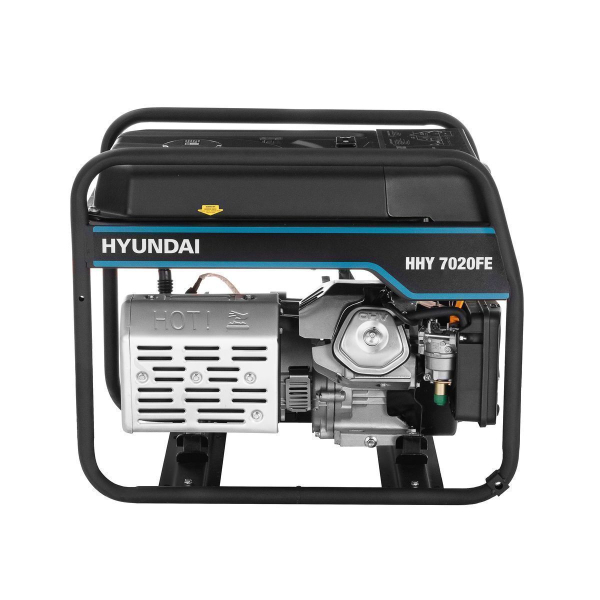 Бензиновый генератор Hyundai HHY 7020FE для гаража фото