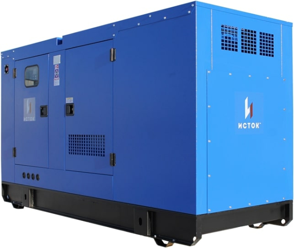 Дизельный генератор Исток АД150С-Т400-РПМ35 в кожухе с АВР  2-х тактный фото