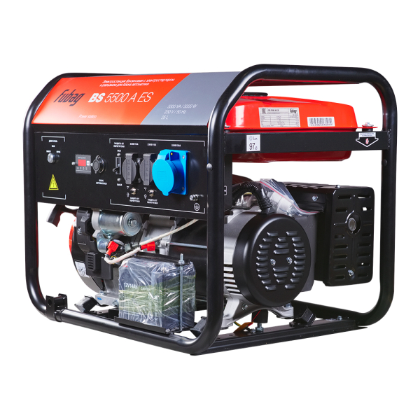 Бензиновый генератор Fubag BS 5500 A ES 4-х тактный фото