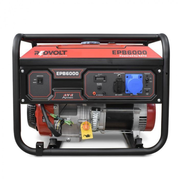 Бензиновый генератор REDVOLT EPB6000 2-х тактный фото
