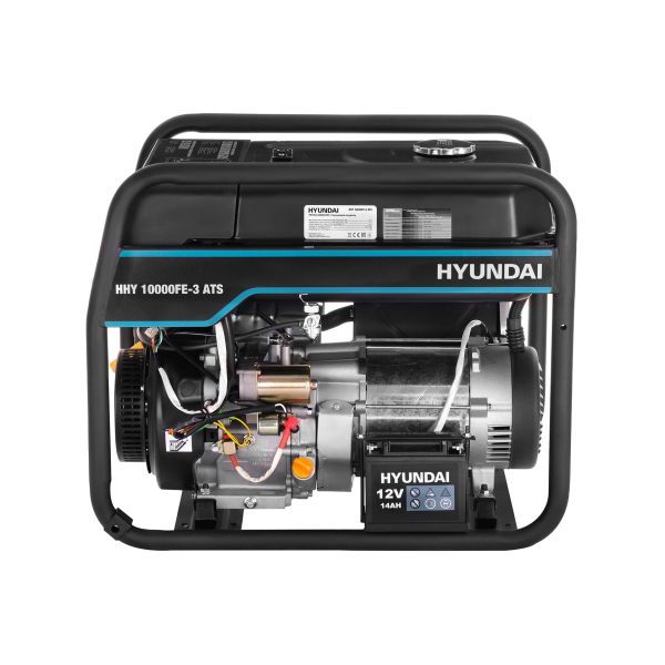 Бензиновый генератор Hyundai HHY 10000FE-3 ATS с автозапуском для гаража фото