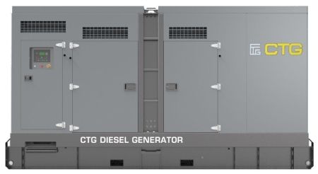 Дизельный генератор CTG 330P в кожухе (альтернатор WEG) фото