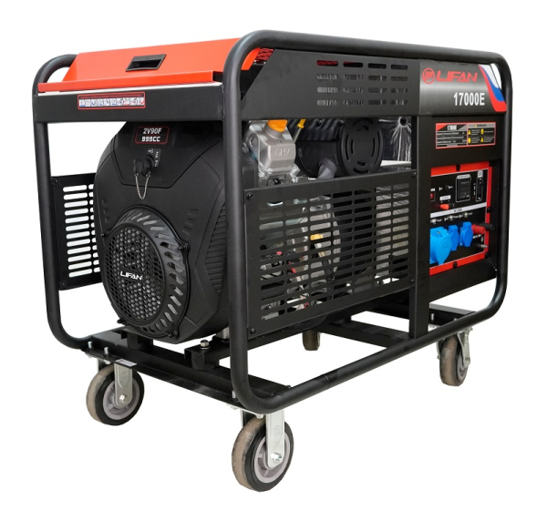 Бензиновый генератор Lifan 17000E 2-х тактный фото