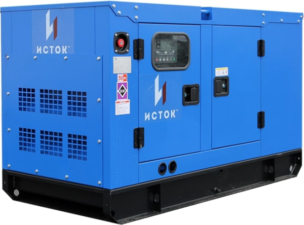 Дизельный генератор Исток АД12С-Т400-РПМ15 в кожухе с АВР  для дома фото