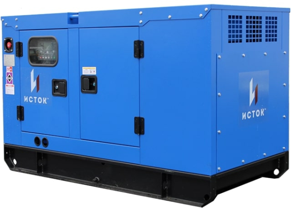 Дизельный генератор Исток АД16С-Т400-РПМ15 в кожухе  4-х тактный фото