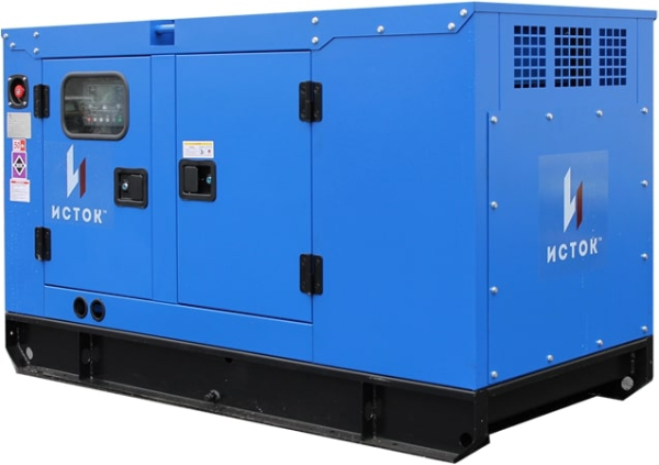 Дизельный генератор Исток АД12С-Т400-РПМ15 в кожухе с АВР  для газового котла фото