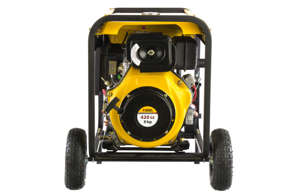 Дизельный генератор DENZEL DD6300Е 94657 на колесах фото