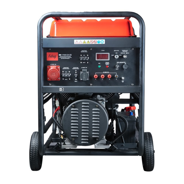 Бензиновый генератор Fubag BS 17000 DA ES передвижной фото