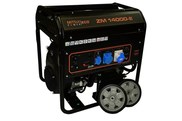 Бензиновый генератор Mitsui ZM 14000 E 2-х тактный фото