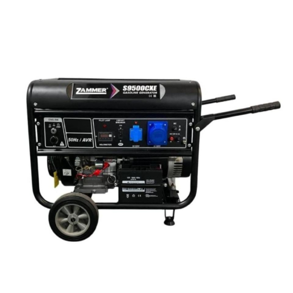 Бензиновый генератор Zammer S9500CXE 2-х тактный фото