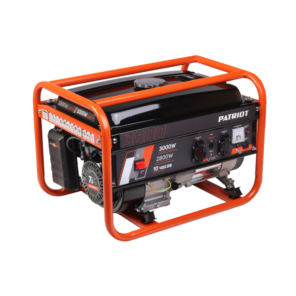 Бензиновый генератор PATRIOT SRGE 3800 2-х тактный фото