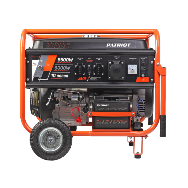 Бензиновый генератор PATRIOT SRGE 7200 E 4-х тактный фото