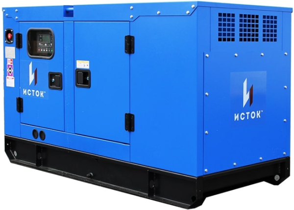 Дизельный генератор Исток АД20С-Т400-РПМ15 в кожухе с АВР  промышленный фото