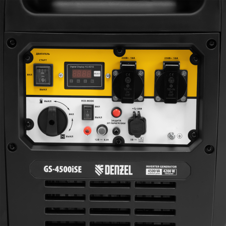 Бензиновый генератор DENZEL GS-4500iSE фото