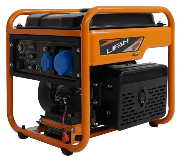 Бензиновый инверторный генератор Lifan 6500IOE 2-х тактный фото