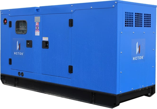 Дизельный генератор Исток АД60С-Т400-РПМ35 в кожухе с АВР  2-х тактный фото