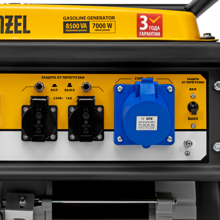 Бензиновый генератор DENZEL GE 8900 фото