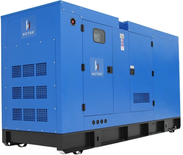 Дизельный генератор Исток АД250С-Т400-РПМ35 в кожухе с АВР  2-х тактный фото