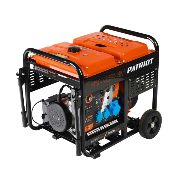 Дизельный генератор PATRIOT GRD 5500 AW 472702255 синхронный фото