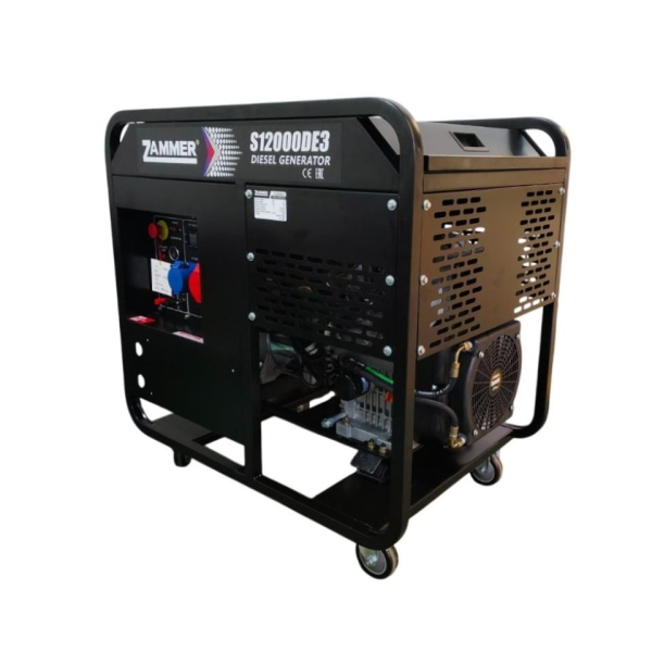 Дизельный генератор Zammer S12000DE3 S12000DE3 на колесах фото