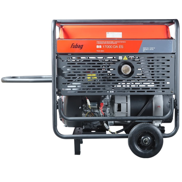 Бензиновый генератор Fubag BS 17000 DA ES передвижной фото