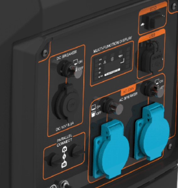 Бензиновый инверторный генератор Zongshen BQH 4000 E 2-х тактный фото