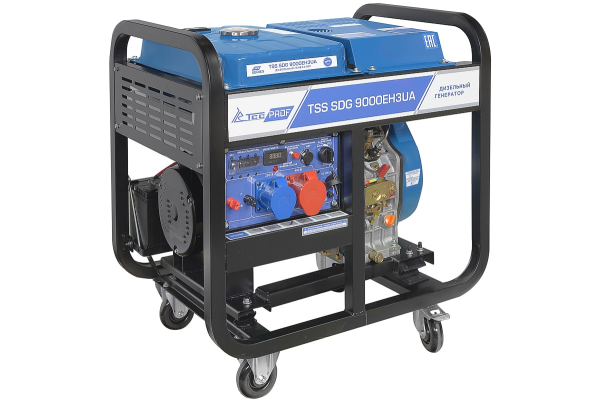 Дизельный генератор ТСС SDG 9000EH3UA 100036 2-х тактный фото