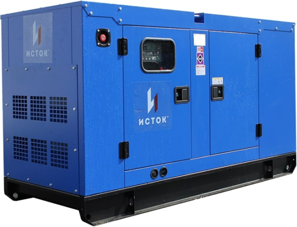 Дизельный генератор Исток АД40С-Т400-РПМ15-1 в кожухе с АВР  2-х тактный фото