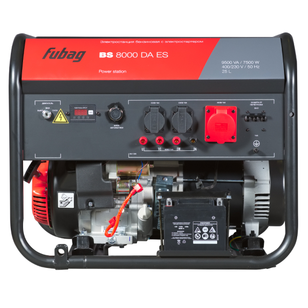 Бензиновый генератор Fubag BS 8000 DA ES 2-х тактный фото